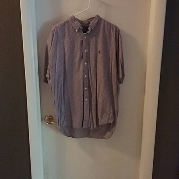Vintage Polo Ralph Lauren plaid short leeved shirt - Picture 1 of 4